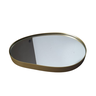 Bandeja Decorativa Espelhada Orgânica 33x23cm Luxo Dourada - 3