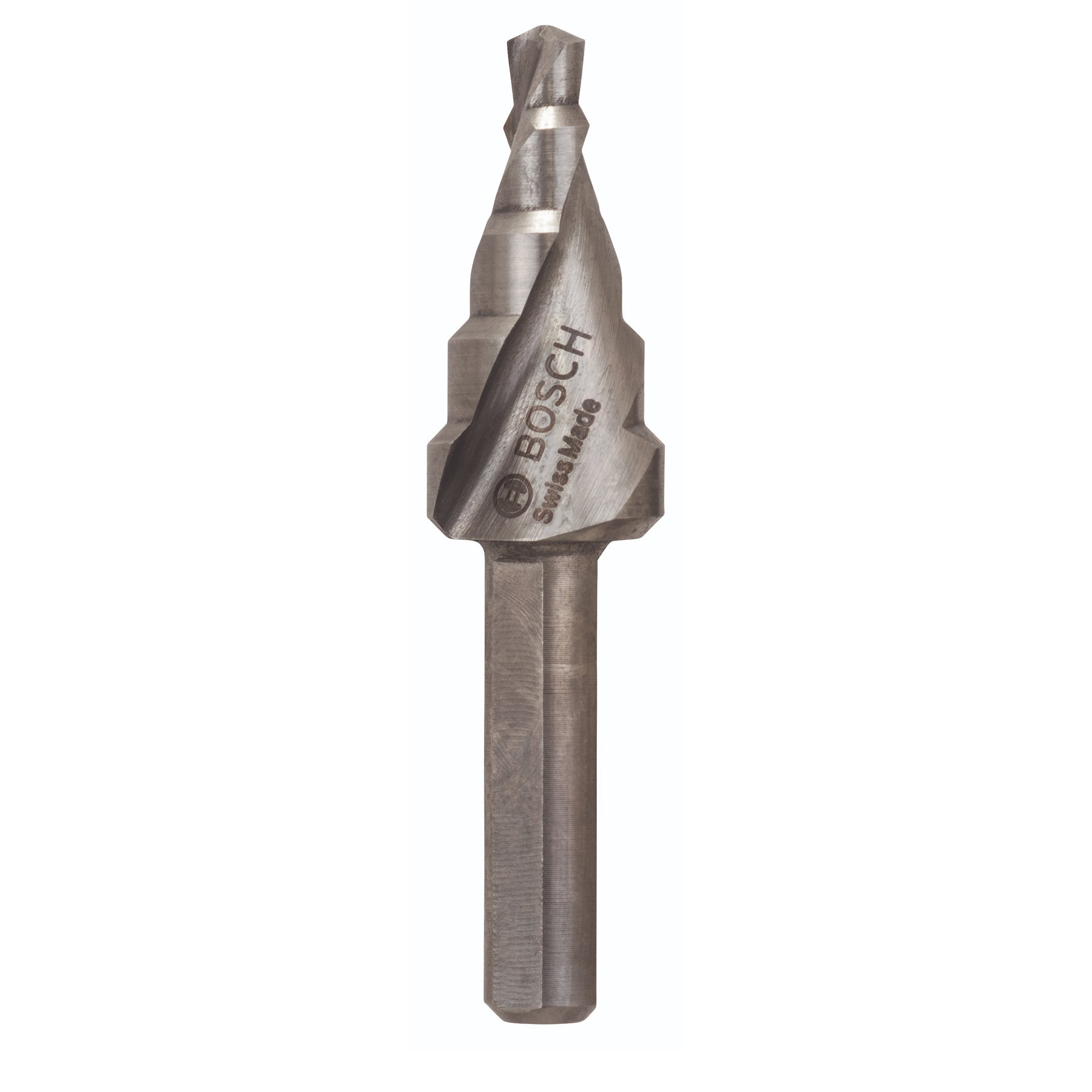Fraise étagée HSS Queue 3 Pans Bosch Professional - Longueur 50 Mm - Pour Perçage Précis Sans Bavure