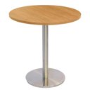 Ver imagem 1 de Mesa Bistrô Beta 112,50 Cm (alt) Disco Redondo Tampo Mdp Redondo 80 Cm (larg) X 2,50 Cm (alt) Samba