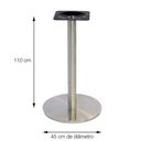 Ver imagem 4 de Mesa Bistrô Beta 112,50 Cm (alt) Disco Redondo Tampo Mdp Redondo 80 Cm (larg) X 2,50 Cm (alt) Samba