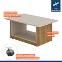 Ver imagem 3 de Mesa de Centro Veneza