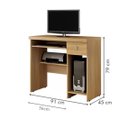Ver imagem 4 de Escrivaninha System System Valdemóveis 1 Gaveta 91cm Cinamomo