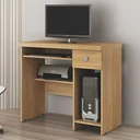 Ver imagem 1 de Escrivaninha System System Valdemóveis 1 Gaveta 91cm Cinamomo