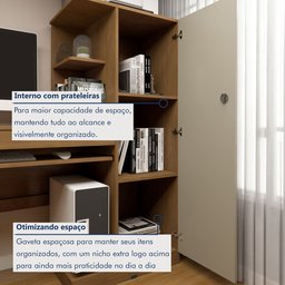 Mesa para Computador Escrivaninha com Armário Office - 11