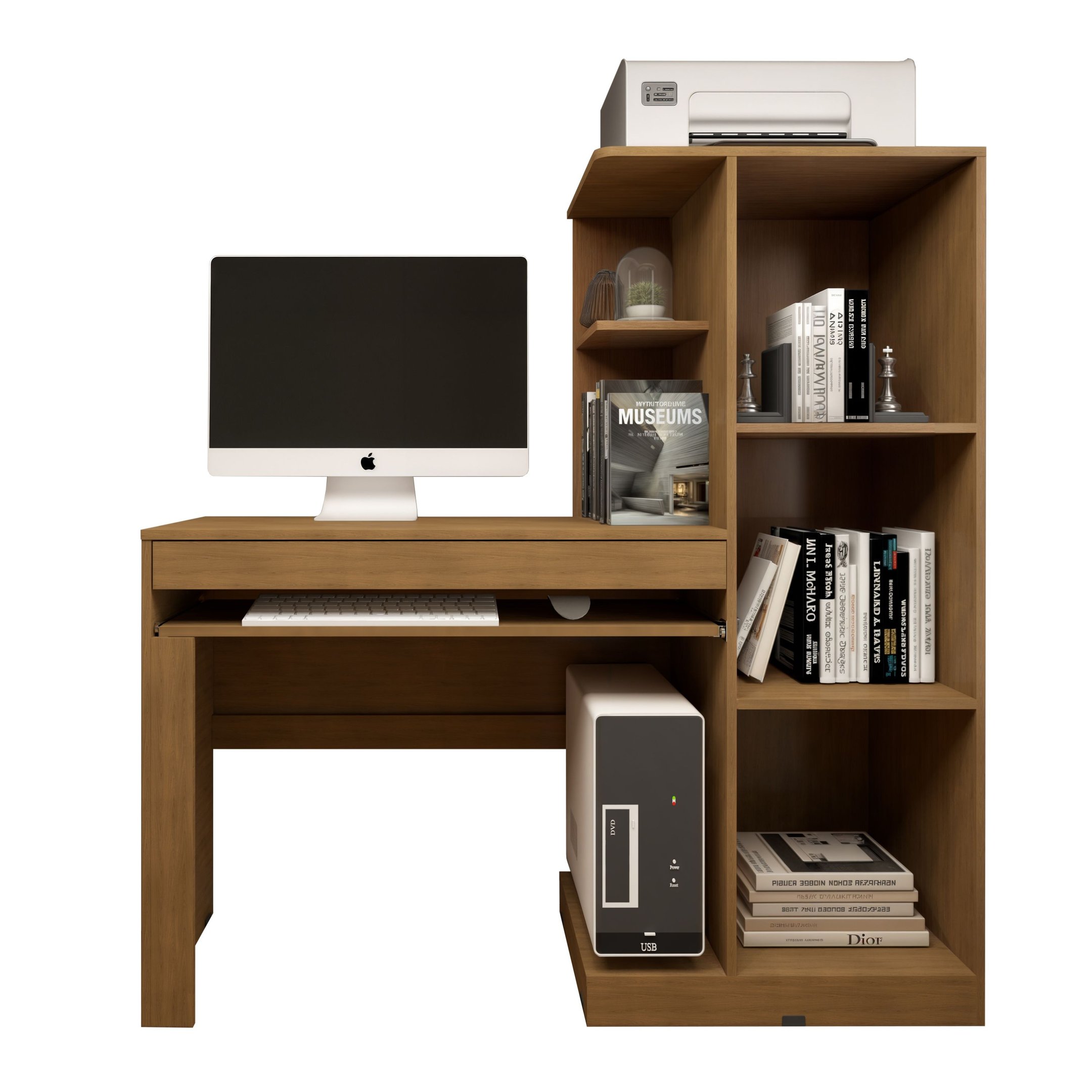 Mesa para Computador Escrivaninha com Armário Office - 6