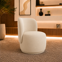 Ver imagem 1 de Poltrona Decorativa Bia Orgânica Corino Recepção Sala Estar Quarto