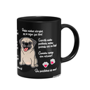 Ver imagem 2 de Caneca Dog - Meu Pug, Melhor Pessoa! - Preta
