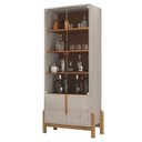 Ver imagem 1 de Cristaleira 4 Portas para Sala de Estar 50519 Off White Cedro Dcasa