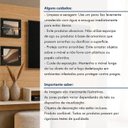 Ver mais imagens de Painel para TV até 46 Polegadas MDF 145CMX120CM 2 Prateleiras Hades Marrom