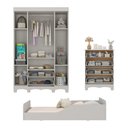 Ver imagem 5 de Quarto Infantil Completo com Minicama Montessoriana e Colchão Incluso Dengo Multimóveis MP4897 Off
