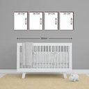 Ver imagem 2 de Kit 4 Quadros Decorativos Quarto de Bebê 30x40cm