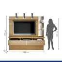 Ver imagem 4 de Estante Home para TV Até 65 Polegadas 2 Portas Miami Valdemóveis