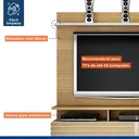 Ver imagem 6 de Estante Home para TV Até 65 Polegadas 2 Portas Miami Valdemóveis