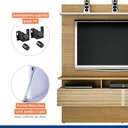 Ver imagem 7 de Estante Home para TV Até 65 Polegadas 2 Portas Miami Valdemóveis