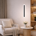 Ver mais imagens de Luminária Teto Pendente 60cm Barra 24w Led 3 Cores Lustre Metálico Oval Gimpo Kjdd-l-015:preto