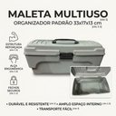 Ver mais imagens de Maleta Plástica Organizadora Ferramentas Pesca Costura Color Standard Cinza e Preto Yeet