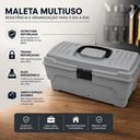 Ver imagem 6 de Maleta Plástica Organizadora Ferramentas Pesca Costura Color Standard Cinza e Preto Yeet