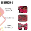Ver imagem 3 de Kit Laços Árvore Natal Verde Vermelho 25cm - 4 Unidades