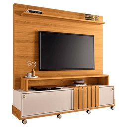 Estante Home Theater Ambiente Bold Cinamomo Off White - Hb Móveis - 8