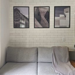 Revestimento Tijolinho Brick de Concreto - White Mineral M² - 3