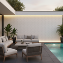 Ver imagem 5 de Revestimento Tijolinho Brick de Concreto - White Mineral M²