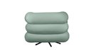Ver imagem 3 de Poltrona Micheli 94cm Base Reclinável Veludo: Acqua
