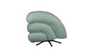 Ver imagem 2 de Poltrona Micheli 94cm Base Reclinável Veludo: Acqua