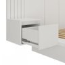 Cama Casal com Mesa de Cabeceira Branco 8292 - Foscarini - 5