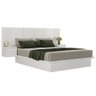 Cama Casal com Mesa de Cabeceira Branco 8292 - Foscarini - 2
