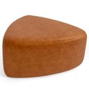 Ver imagem 6 de Kit 2 Puffs Decorativo Orgânico para Sala de Estar Living Trizza W01 Couríssimo Canela - Lyam Decor