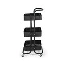 Ver imagem 2 de Carrinho Multiuso Organizador 3 Prateleiras em Ferro