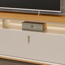 Ver imagem 5 de Rack Dubai para Tv 75 Polegadas com Led Pés em Madeira Maciça