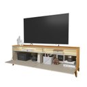 Ver imagem 4 de Rack Dubai para Tv 75 Polegadas com Led Pés em Madeira Maciça