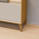 Ver imagem 6 de Rack Dubai para Tv 75 Polegadas com Led Pés em Madeira Maciça