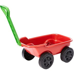 Carrinho de Praia Mão Areia Trolley Vermelho Kepler