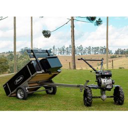 Carreta Basculante Tobatta para Motocultivadores 1300 R8 Preta MAQUINAFORT - 8