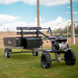 Carreta Basculante Tobatta para Motocultivadores 1300 R8 Preta MAQUINAFORT - 3