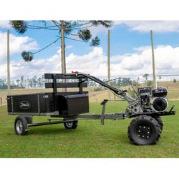 Carreta Basculante Tobatta para Motocultivadores 1300 R8 Preta MAQUINAFORT - 7