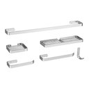 Ver imagem 1 de Kit Acessórios para Banheiro Cromado 6 Peças