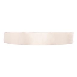 Relógio Parede Em Plástico Quartz Branco C/ Dourado 30,5X4Cm - 3