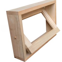 Janela Basculante Vitrô 40x60x14 Cm para Um Vidro Eucalipto Neonx - 1