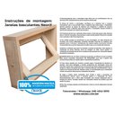 Ver imagem 3 de Janela Basculante Vitrô 40x60x14 Cm para Um Vidro Eucalipto Neonx