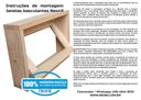 Ver imagem 3 de Janela Basculante Vitrô 40x60x14 Cm para Um Vidro Eucalipto Neonx
