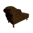 Ver imagem 3 de Mini Sofá Divã Decorativo Baby para Salas e Recepção:marrom