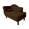 Mini Sofá Divã Decorativo Baby para Salas e Recepção:marrom - 2
