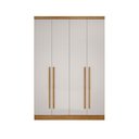 Ver imagem 1 de Modulo de Casal Safira para Guarda-Roupas em MDF com 4 Portas e 3 Gavetas Una Mobília