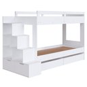Ver imagem 1 de Beliche Infantil com Escada e 4 Gavetas Infix C06 Branco - Mpozenato