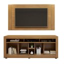 Ver imagem 5 de Rack com Painel para TV até 46 Polegadas MDF 180CMX89CM 2 Portas 7 Nichos Firenze Bege