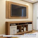 Ver mais imagens de Rack com Painel para TV até 46 Polegadas MDF 180CMX89CM 2 Portas 7 Nichos Firenze Bege