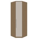 Ver imagem 1 de Guarda Roupa Modulado 01 Porta 234cm Canto Oblíquo Setiba